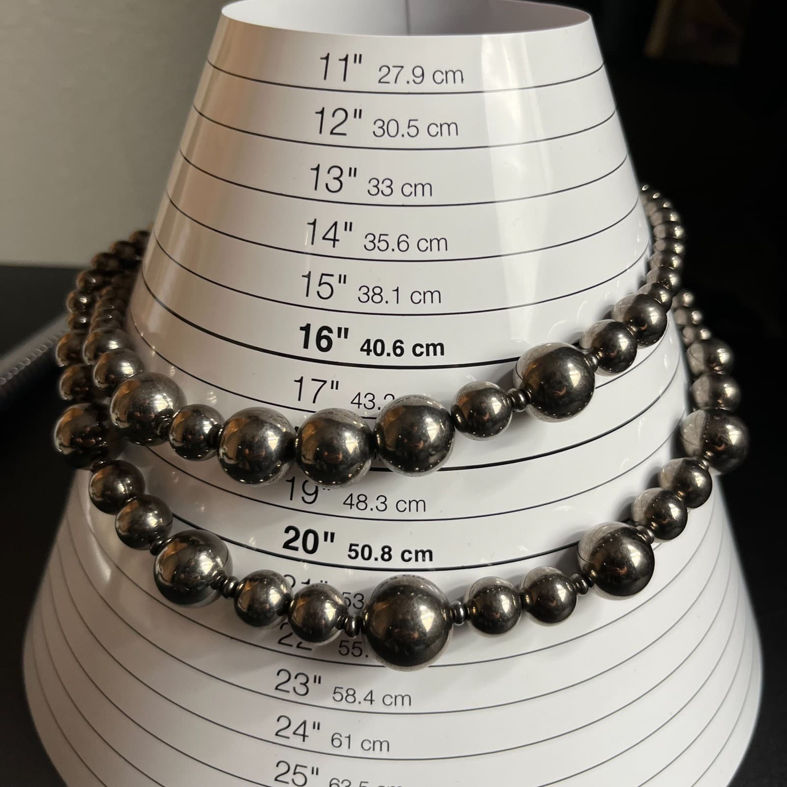 Adjustable Black Double Stranded Pearl Beads Layered Graduated Lobster Necklace - Thumbnail 7