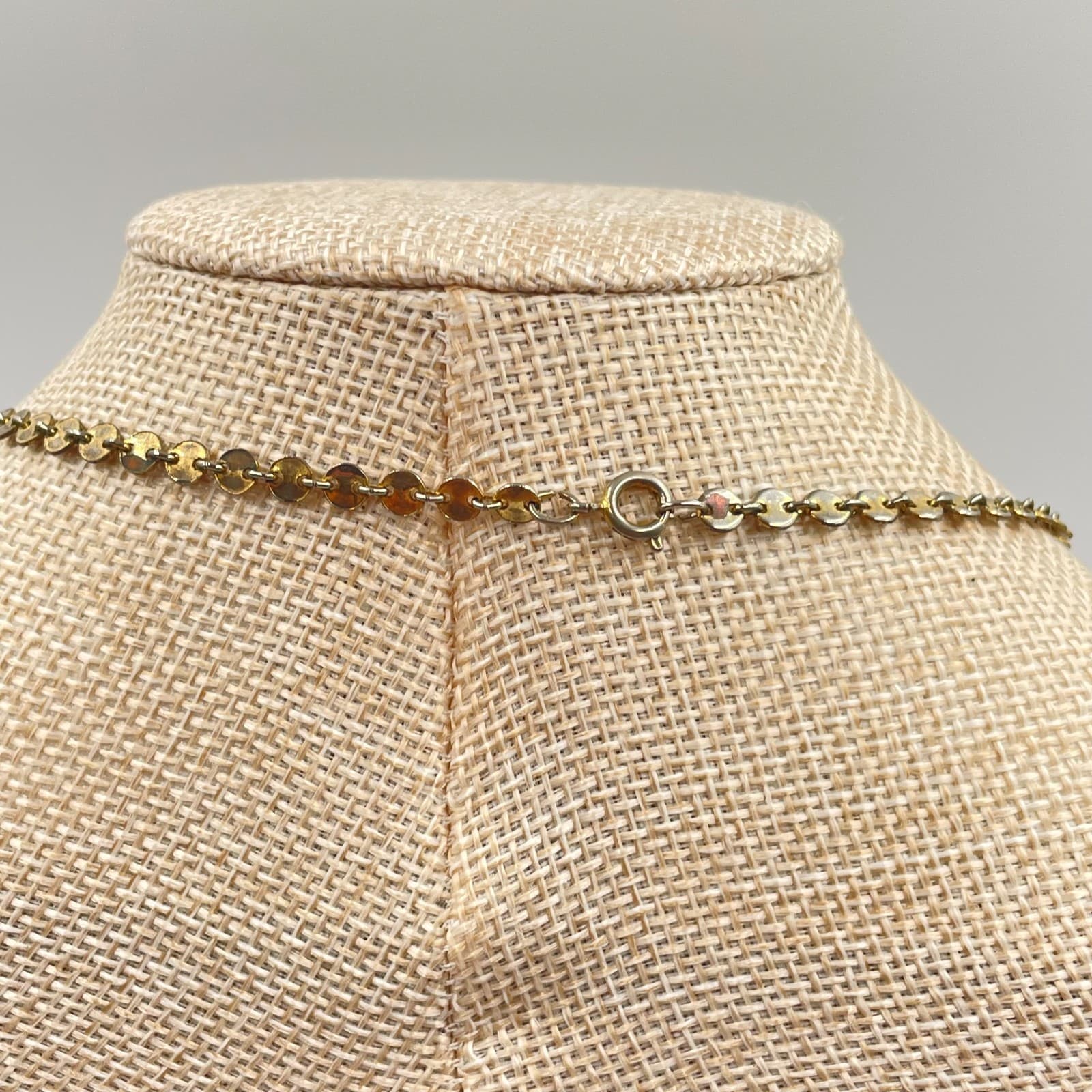 Vintage Our Lady of Sorrows Medal Necklace (Spanish) Nuestra Señora de los Dolor - Thumbnail 6