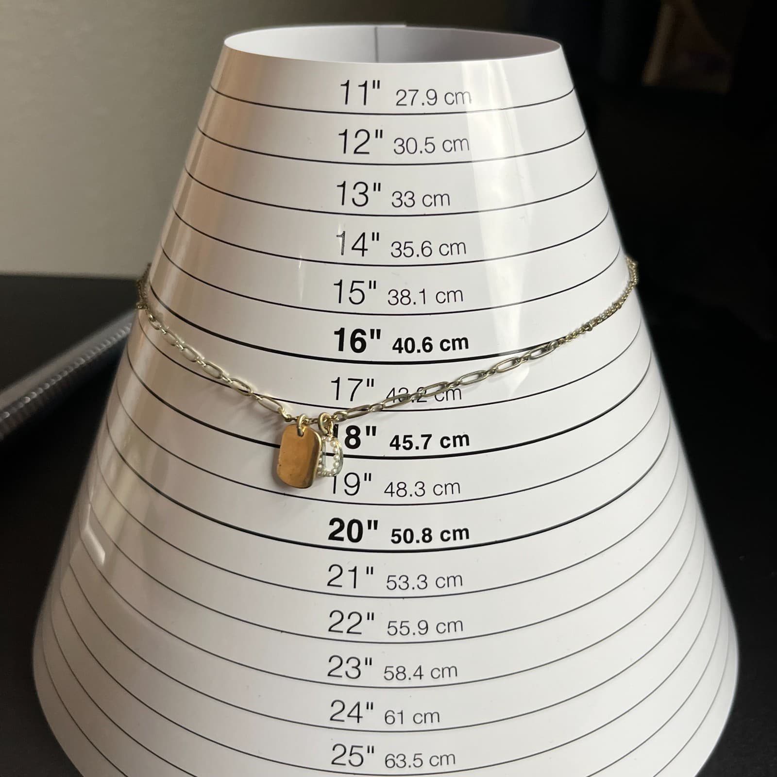 Lonna & Lilly Gold-Tone Mother Of Pearls Initial "D" Charm Pendant Necklace - Thumbnail 8