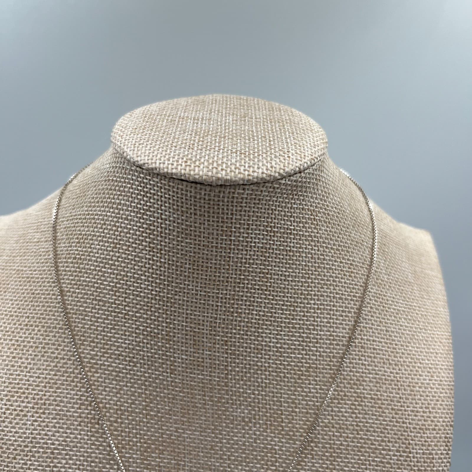 Gift Jewelry Silver-Tone Box Chain Clear Rhinestone Nana Heart Pendant Necklace - Thumbnail 3