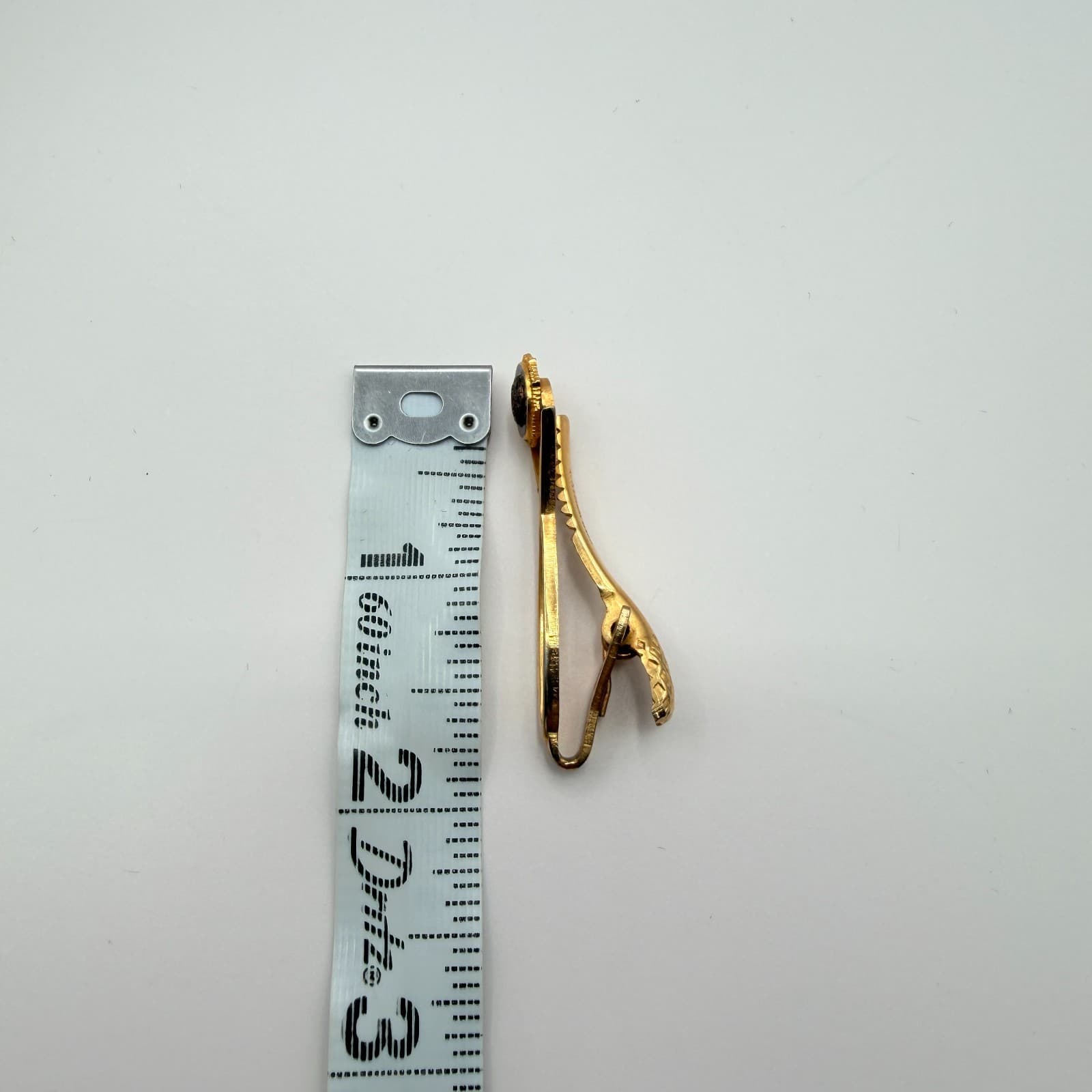 Vintage 90s American Legion Tie Bar Gold Tone Leavens Co Attleboro Mass Enamel - Thumbnail 7