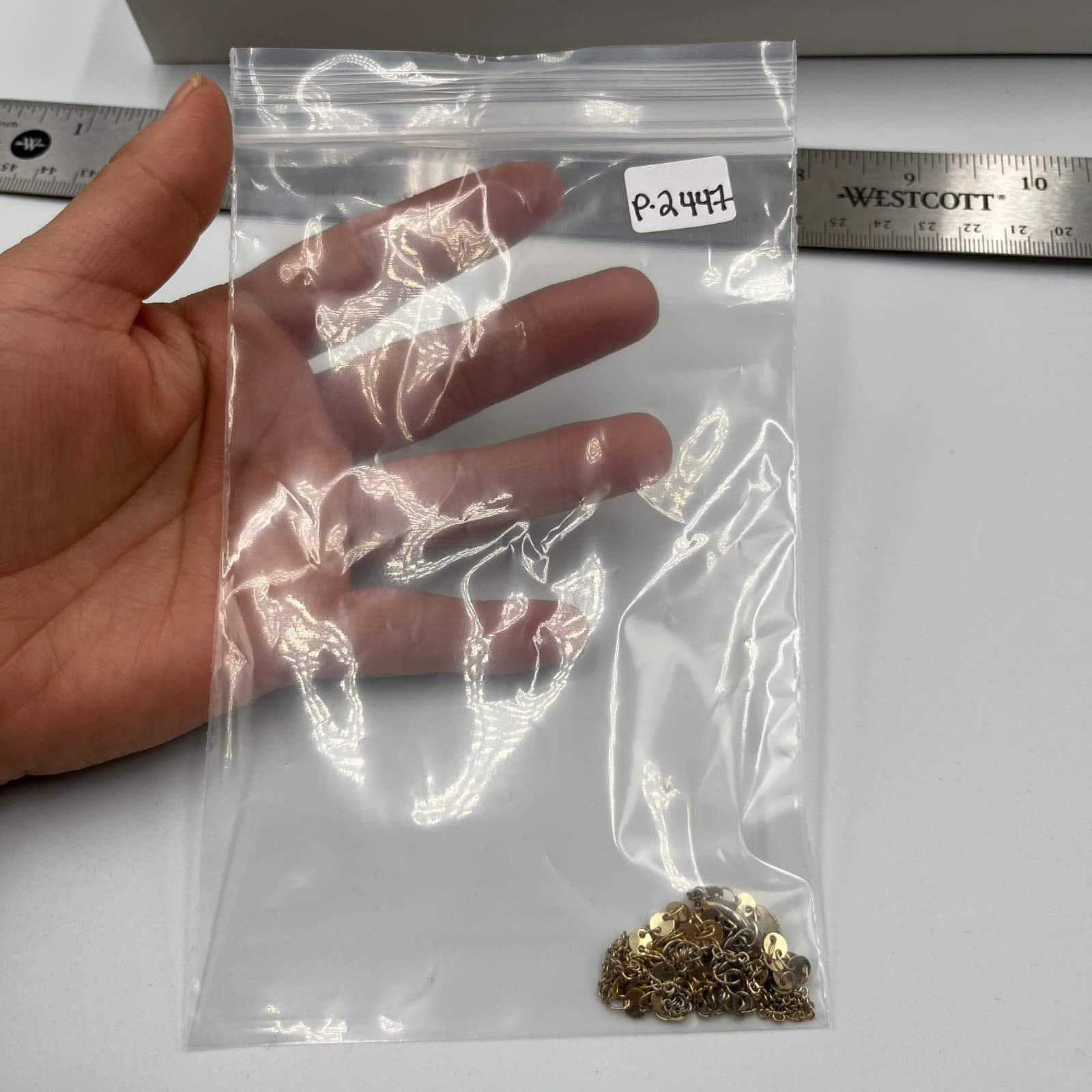 Vintage Gold Tone Double Layer Disc Pendant Necklace Boho Multi Strand Chain - Thumbnail 7