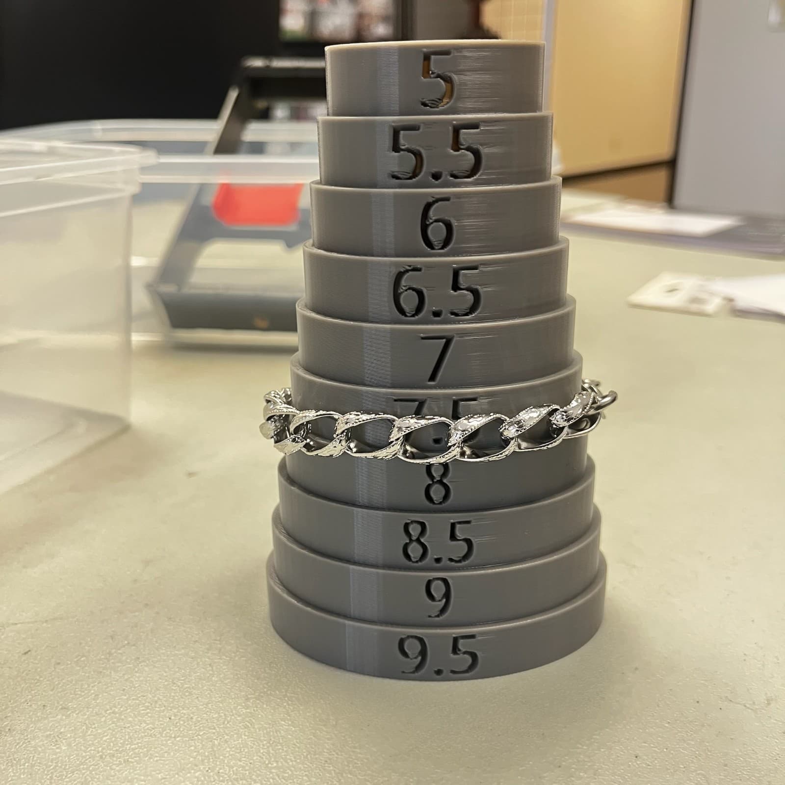 Vintage Bohemian Silver Tone Tribal Geometric Link Bracelet Adjustable Statement - Thumbnail 6