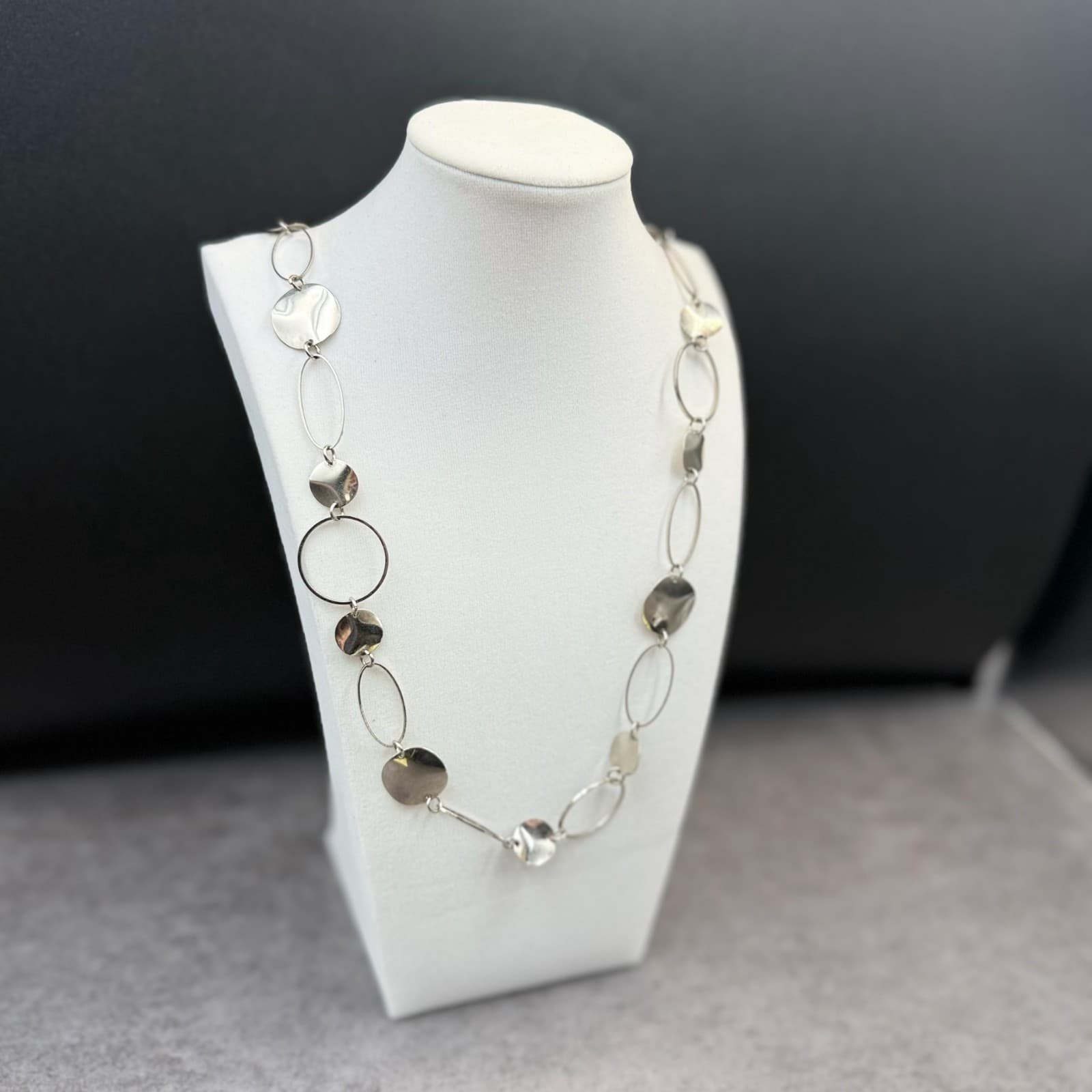 Vintage Starburst Sunburst Pendant Necklace Gold Tone Clear Rhinestone Charm 19" - Thumbnail 9