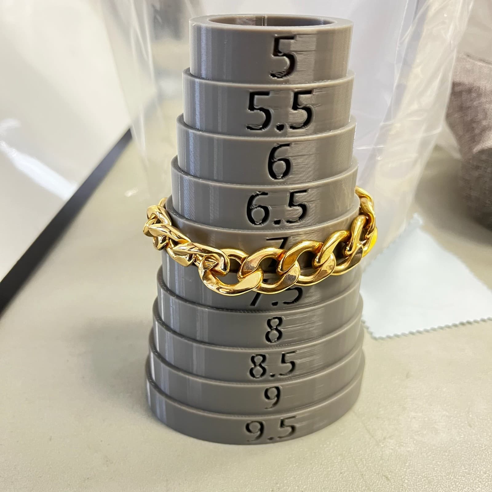 Vintage Gold-Tone Chunky Chain Link Bracelet Adjustable Y2K Statement Style - Thumbnail 6