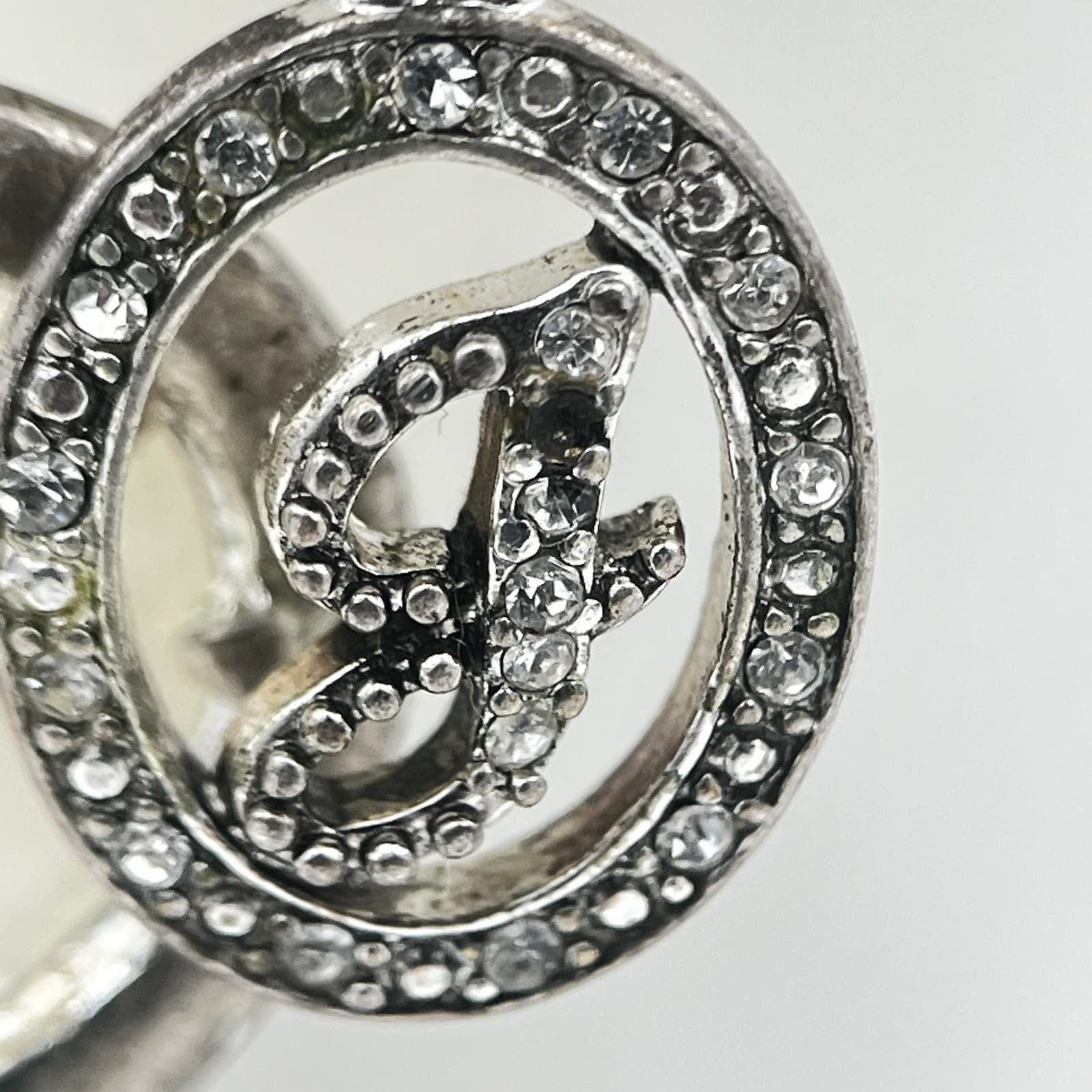 Vintage Vintage-Style Chunky Silver & Gold Tone Chain Charm Bracelet - Thumbnail 4