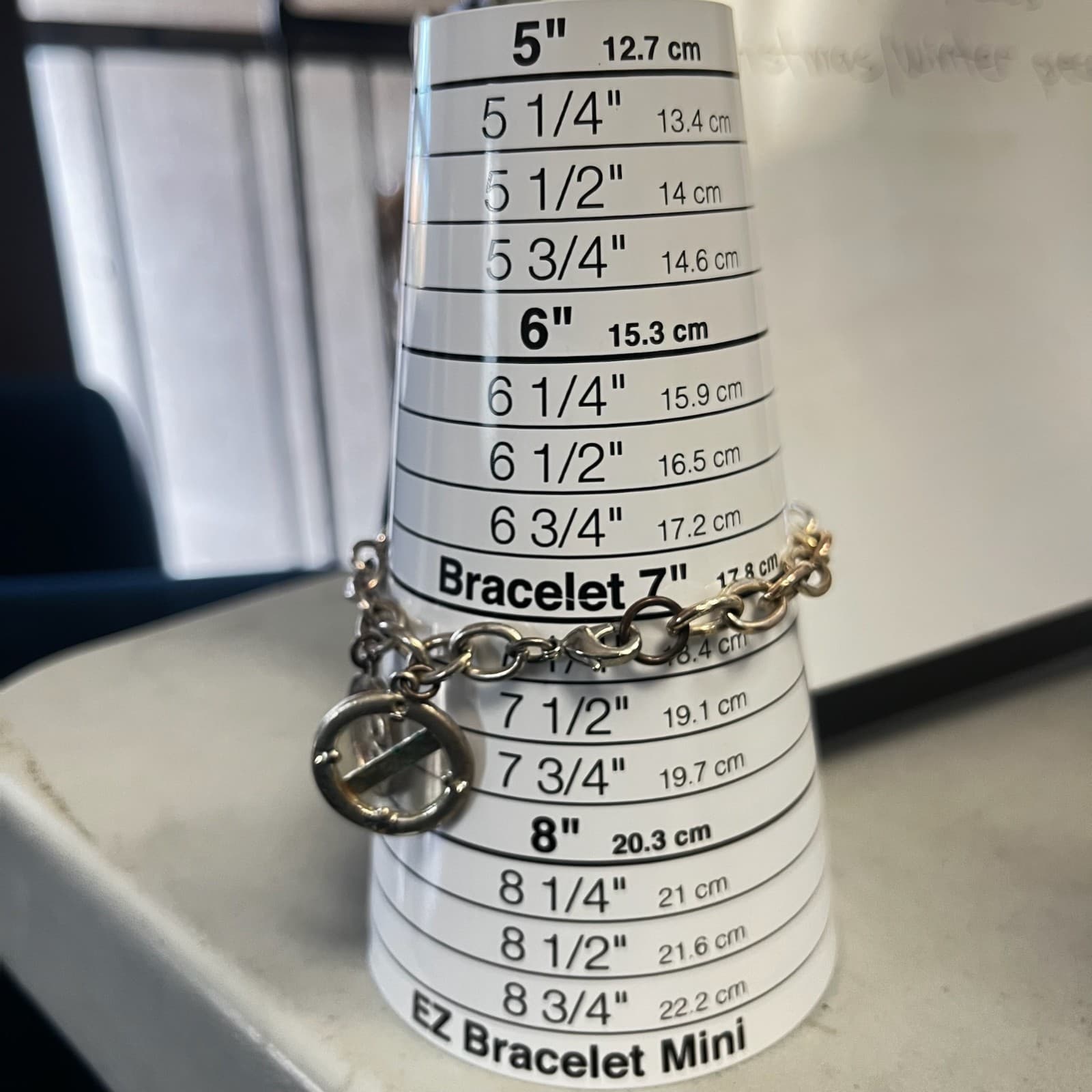 Vintage Vintage-Style Chunky Silver & Gold Tone Chain Charm Bracelet - Thumbnail 6