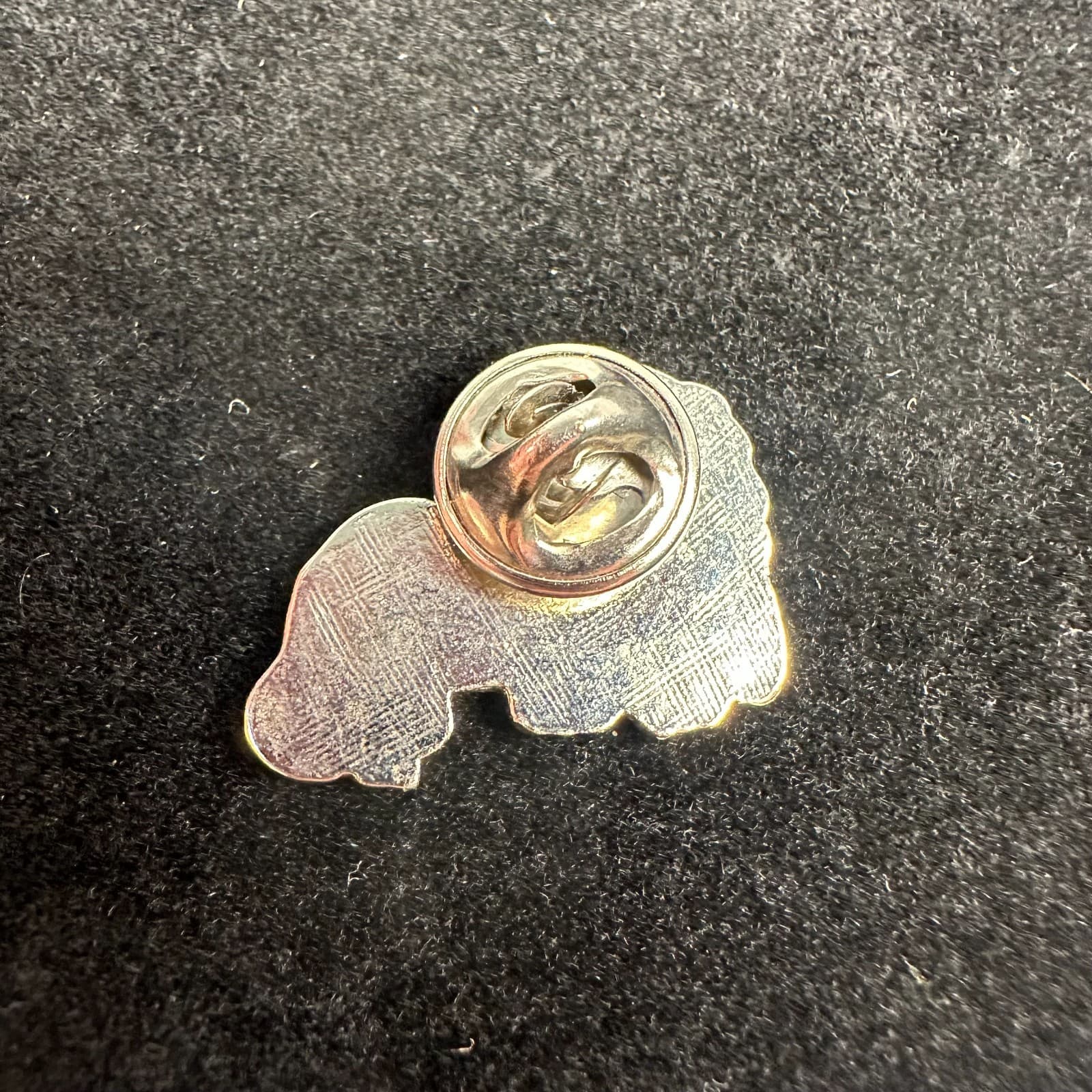 Vintage Silver Tone Lion & Lamb Brooch – Religious Peace Symbol Pin - Thumbnail 2