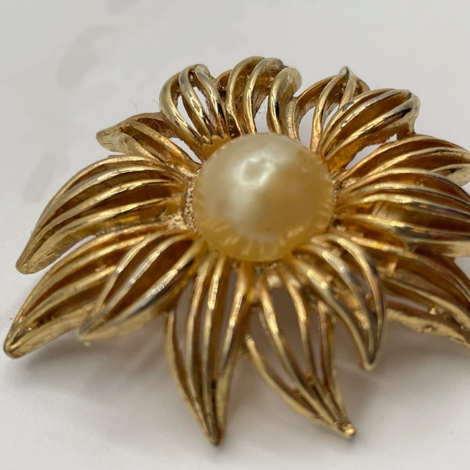 Vintage VTG Gold Tone Chain Necklace Rectangular Multi-Color Pendant 18 - Thumbnail 3