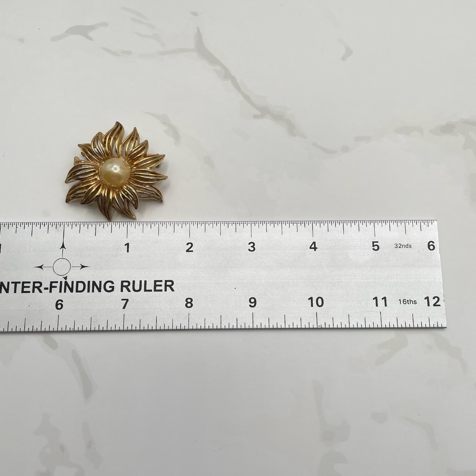 Vintage VTG Gold Tone Chain Necklace Rectangular Multi-Color Pendant 18 - Thumbnail 8