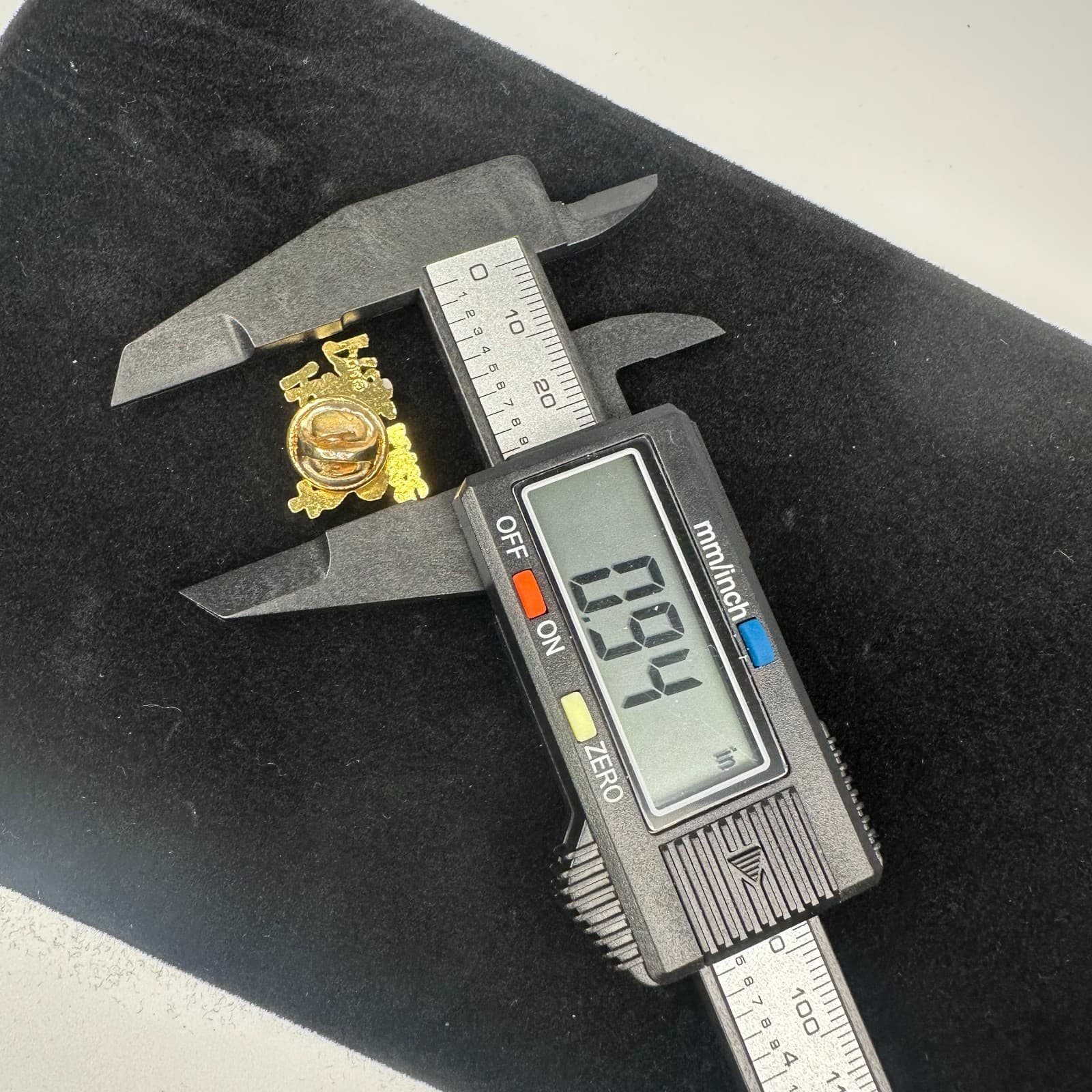 Vintage Goldtone “He Who Sings Prays Twice” Pin – Christian Music Brooch - Thumbnail 4