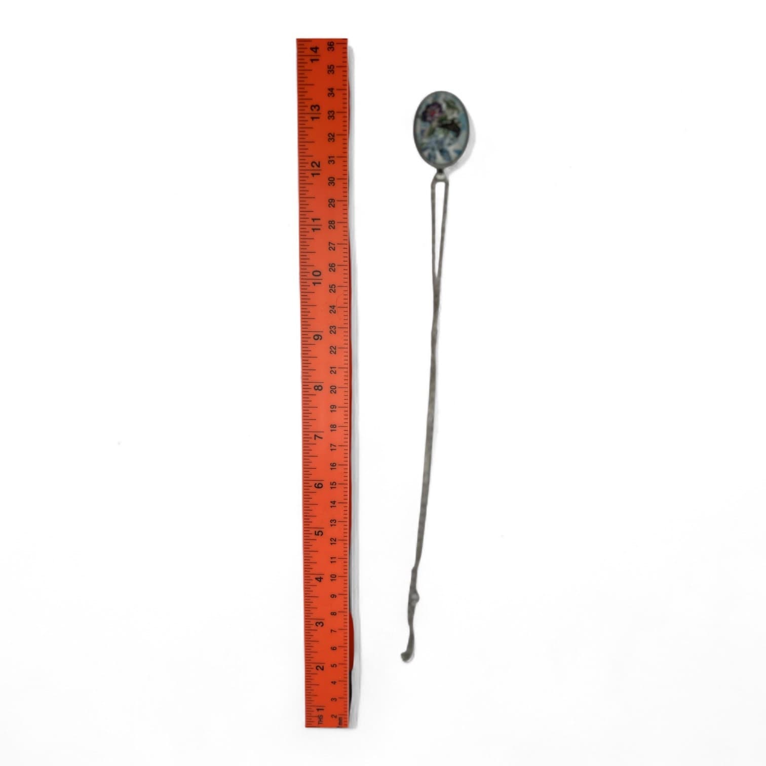 Vintage Raven Crow Gothic Oval Pendant Necklace Cameo, Silver Tone Occult - Thumbnail 5