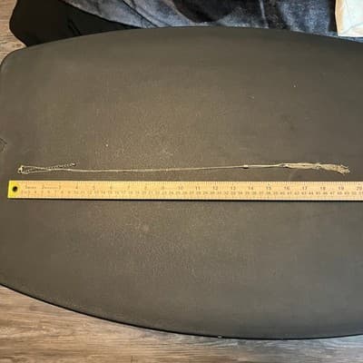 Vintage Gold Tone Tassel Y Drop Lariat Pendant Necklace Chain Fringe Dangle - Thumbnail 8