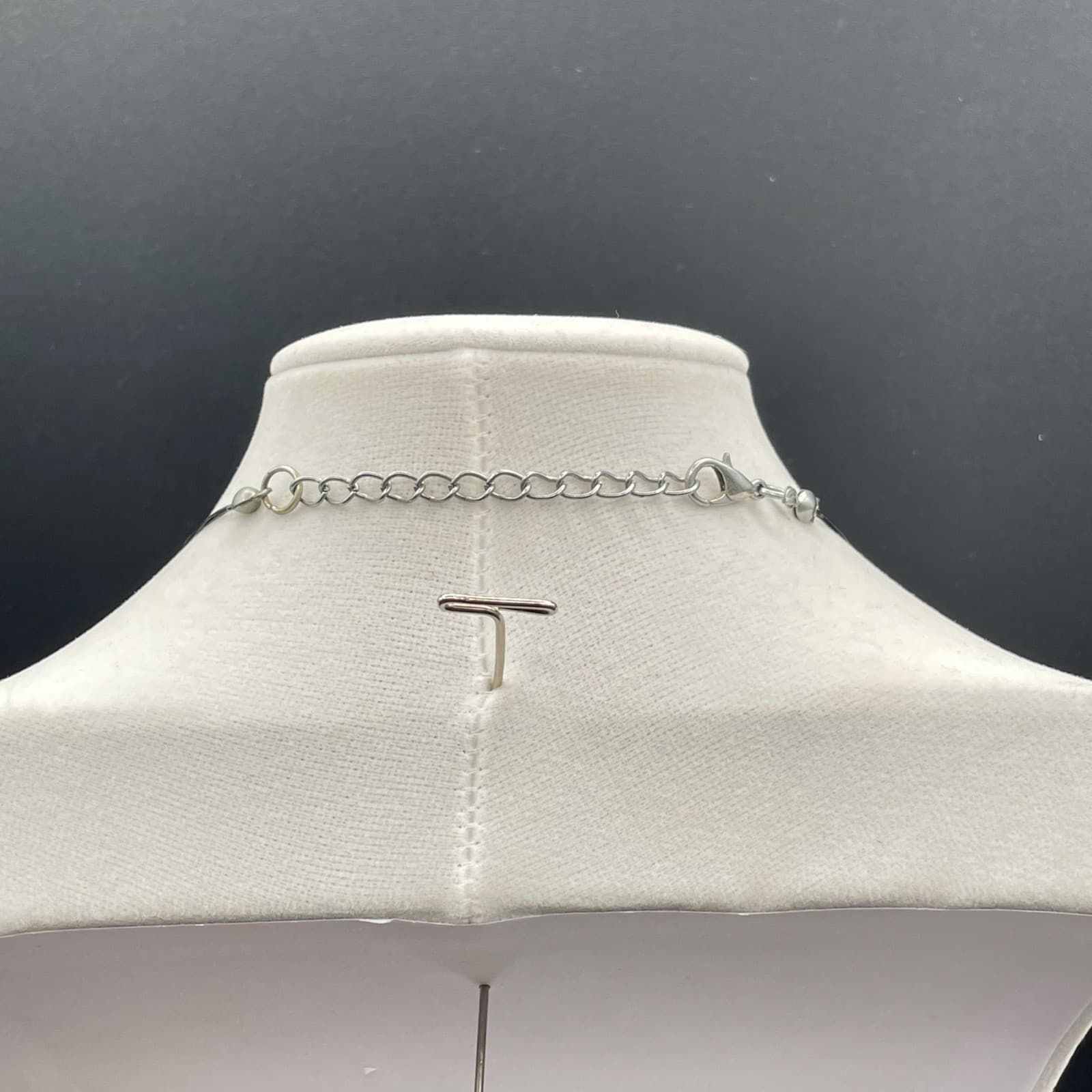 Vintage Womens Multi-Stone Beaded Mixed Glass Statement Standed Layered Necklace - Thumbnail 7