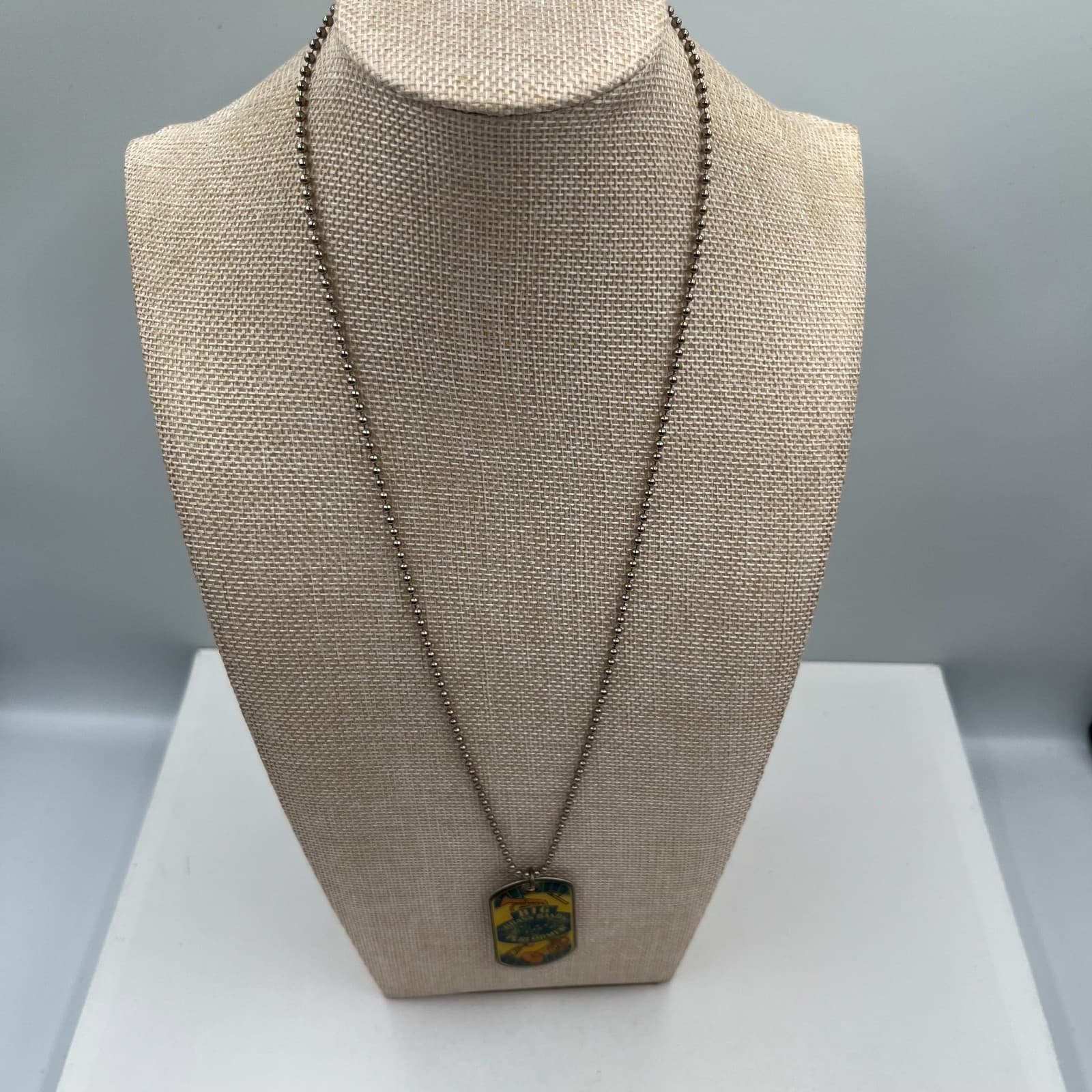 Vintage 2010 Big Brass Bands Performer Dog Tag Necklace Music Award Pendant 24" - Thumbnail 6