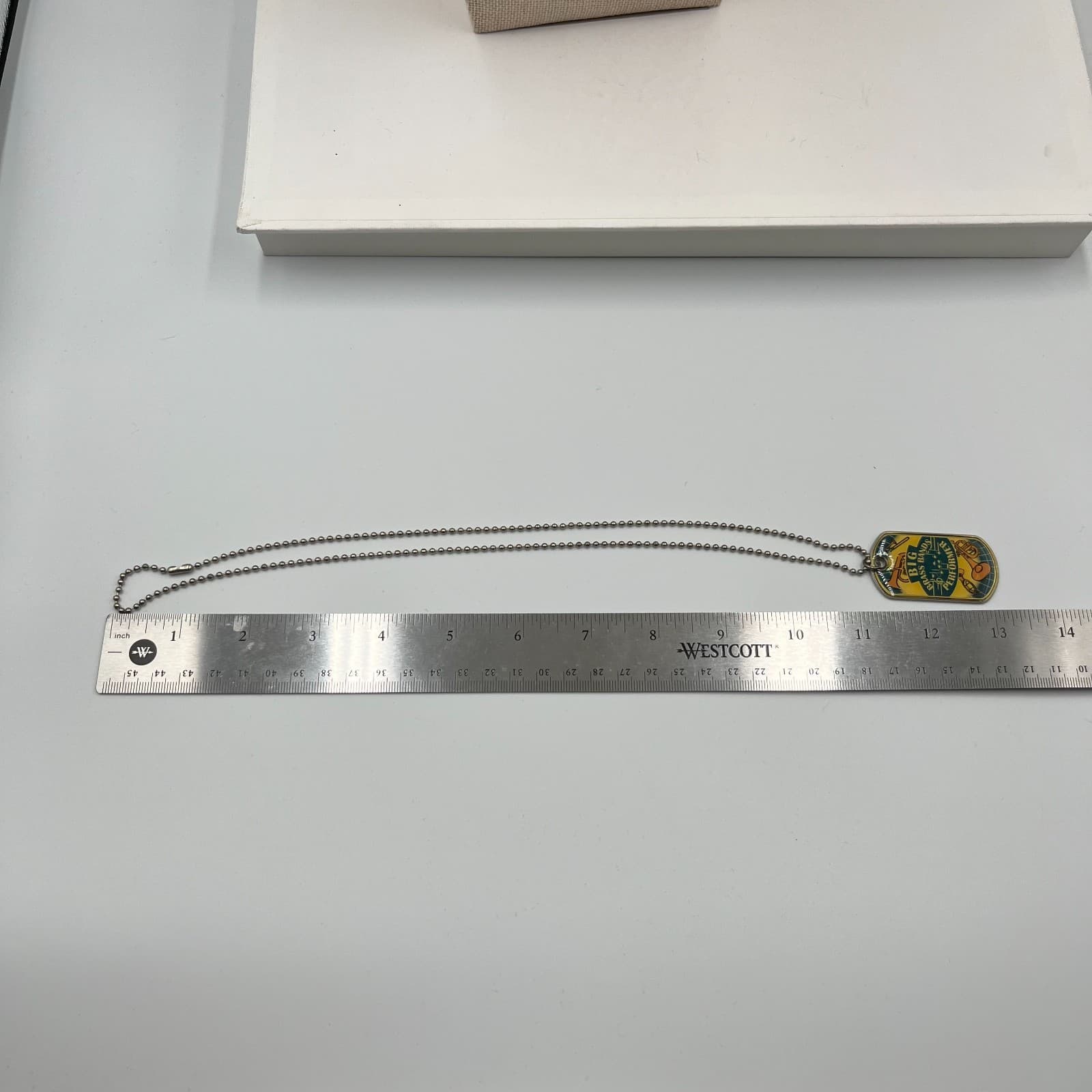 Vintage 2010 Big Brass Bands Performer Dog Tag Necklace Music Award Pendant 24" - Thumbnail 8