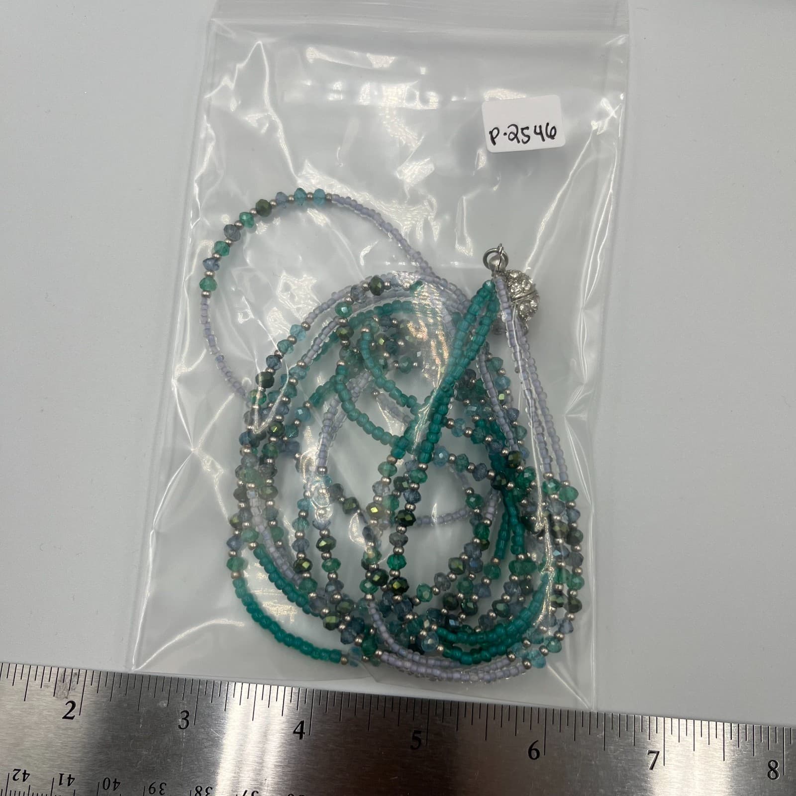 Vintage Green Enamel Heart Rose Necklace Rhinestone Victorian Revival Gold Tone - Thumbnail 10