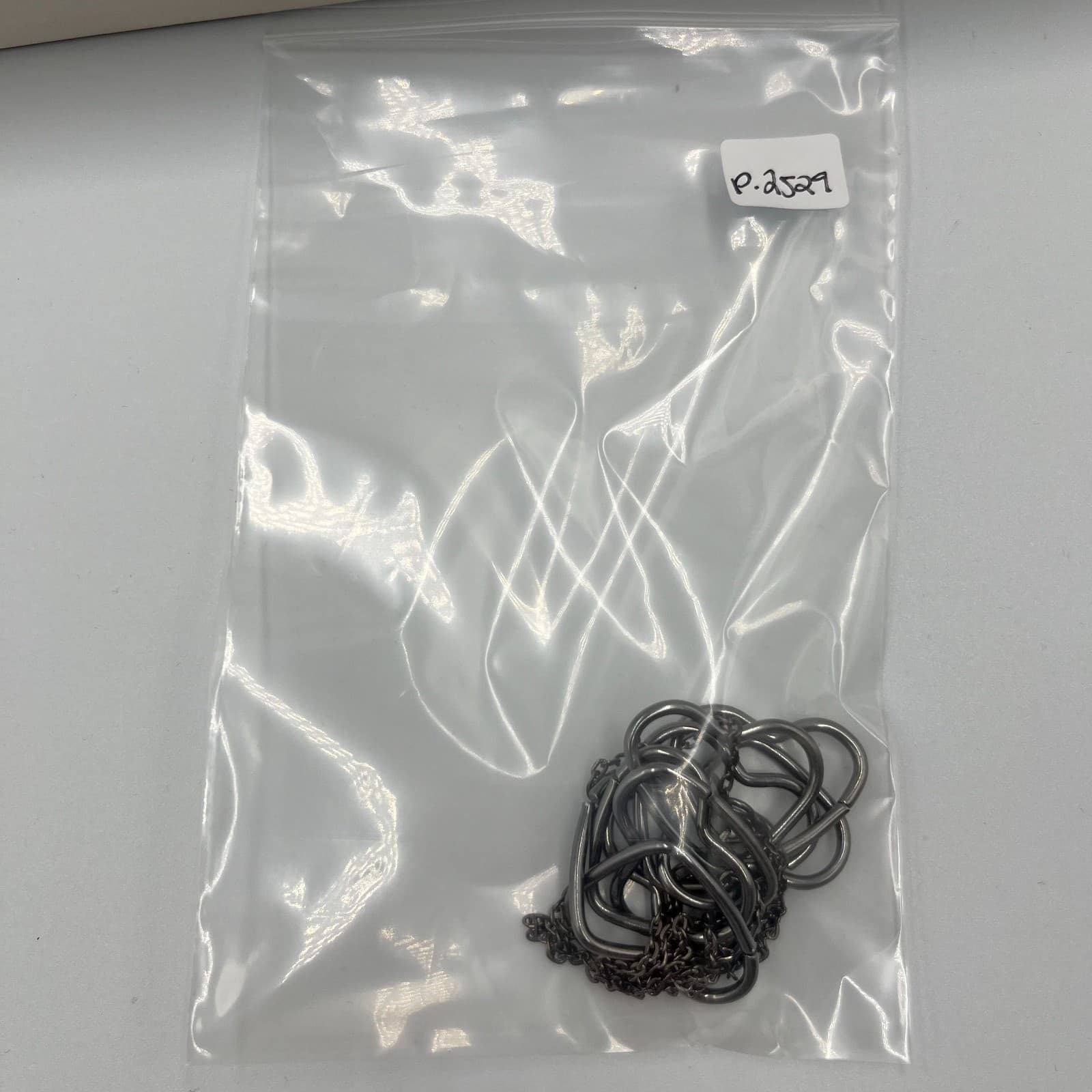 Vintage Silver Tone Interlocking Double Heart Necklace 18" Chain Love Valentine - Thumbnail 8