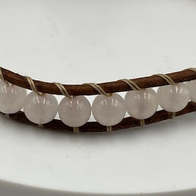 Vintage Murano Style Millefiori Glass Stretch Bracelet Confetti Beads Gold Tone - Thumbnail 4