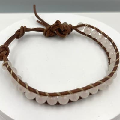 Vintage Murano Style Millefiori Glass Stretch Bracelet Confetti Beads Gold Tone - Image 1