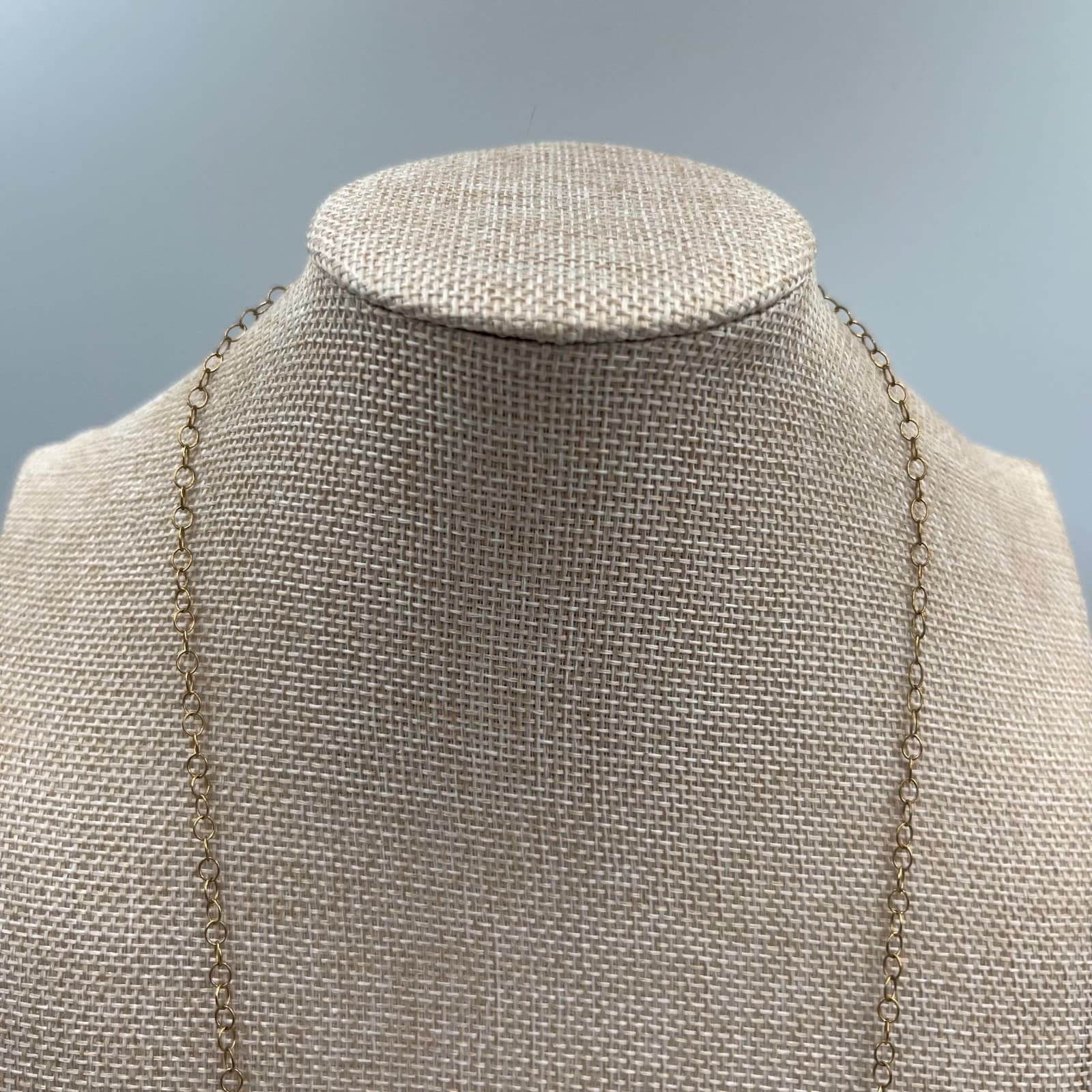 Vintage Egyptian Revival Scarab Necklace Multi-Stone Carved Glass Gold Tone 18" - Thumbnail 2