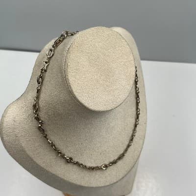 Vintage Gold Tone Star Link Chain Necklace Minimalist Y2K Dainty Layered Lobster - Thumbnail 5