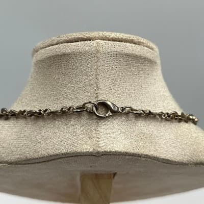 Vintage Gold Tone Star Link Chain Necklace Minimalist Y2K Dainty Layered Lobster - Thumbnail 6