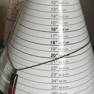 Vintage Set of 5 Abstract Glass Pendant Necklaces on Cord & Chain – Multicolor - Thumbnail 15