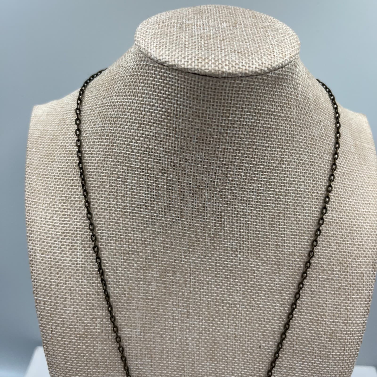 Vintage Steampunk Skeleton Key Watch Necklace Antique Bronze Pendant Ornate Retr - Thumbnail 2