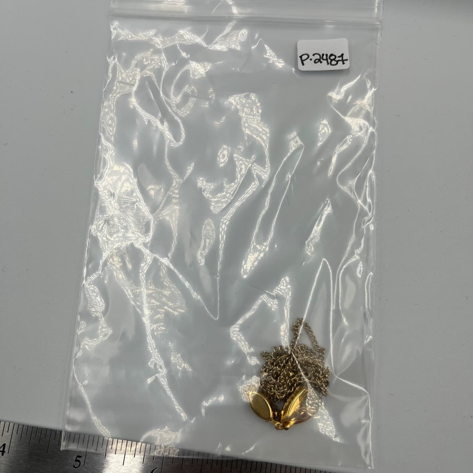 Vintage Gold Tone Marquise Rhinestone Necklace Red Pink Orange Statement Jewelry - Thumbnail 9