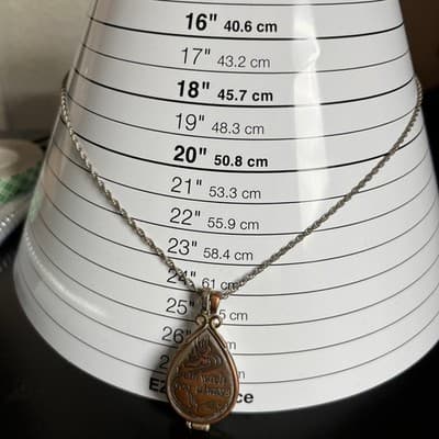 Vintage "Merry Christmas From Heaven" Locket Necklace "I Am With You Always" - Thumbnail 9