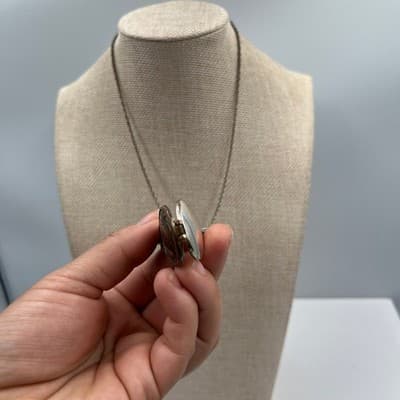 Vintage "Merry Christmas From Heaven" Locket Necklace "I Am With You Always" - Thumbnail 6