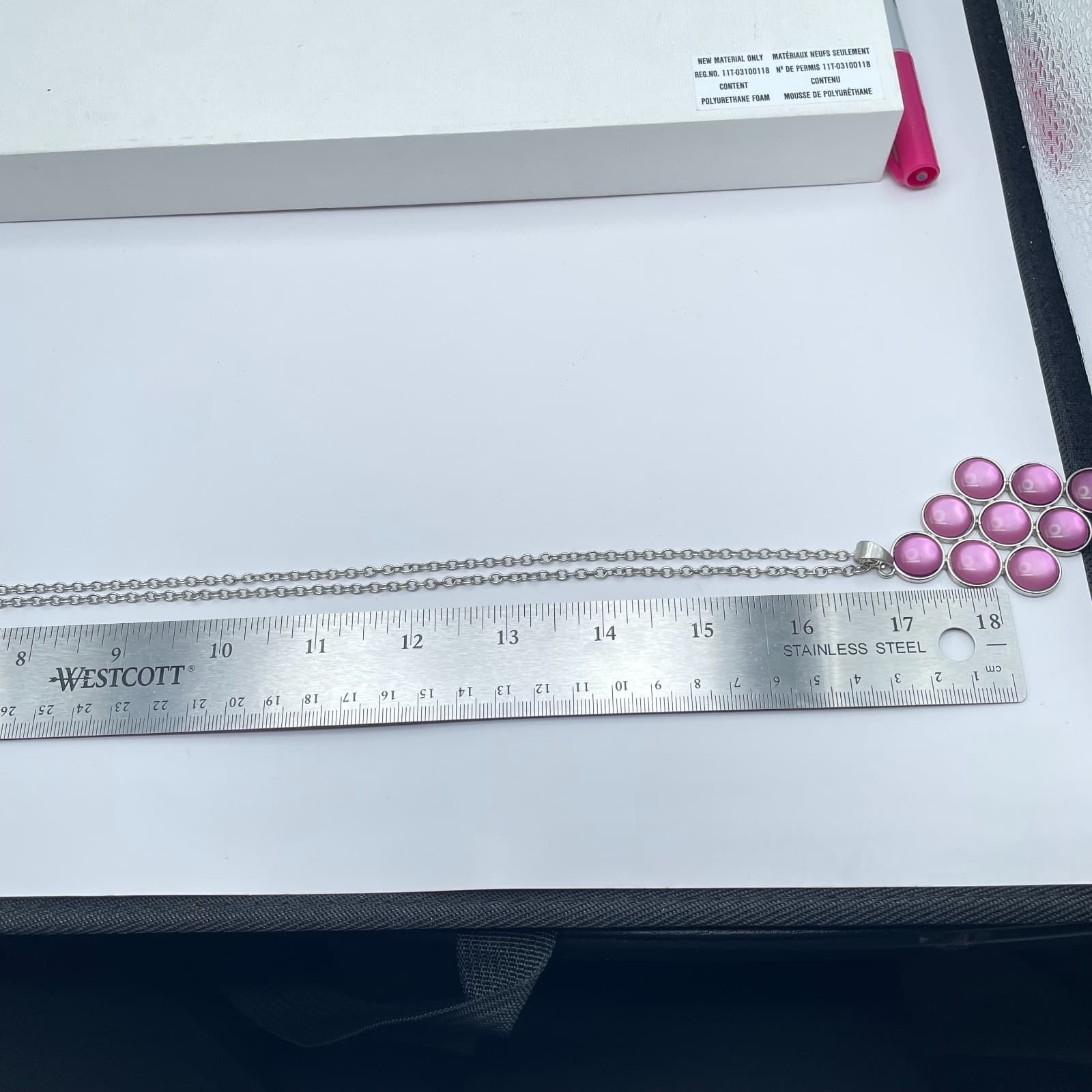 Charming Charlie Silver-Tone Mod Revival Cats Eye Cluster Grape Pendant Necklace - Thumbnail 9