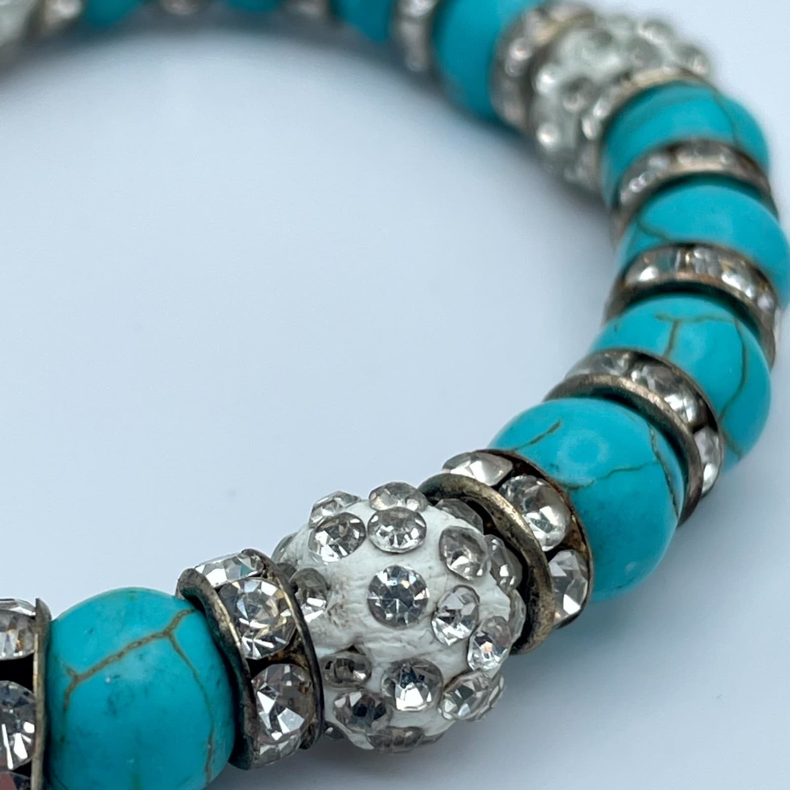 Vintage-Inspired Gold-Tone Beads Sea Turtle Motif Novelty Stretch Bracelet - Thumbnail 15