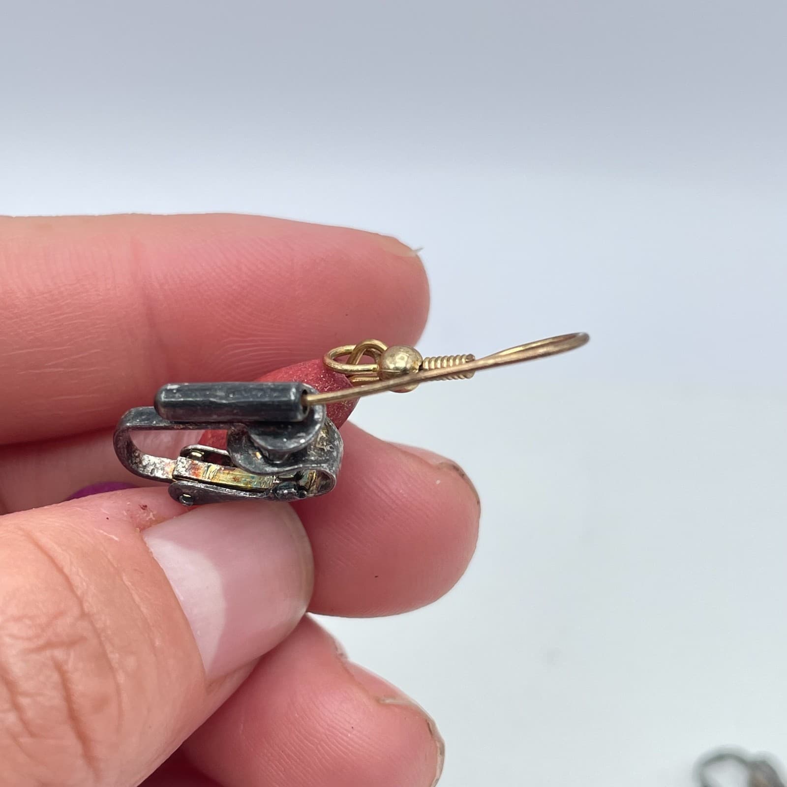 Vintage Y2K Wooden Beaded Dangle Earrings Statement Boho Women's Classic Jewelry - Thumbnail 8