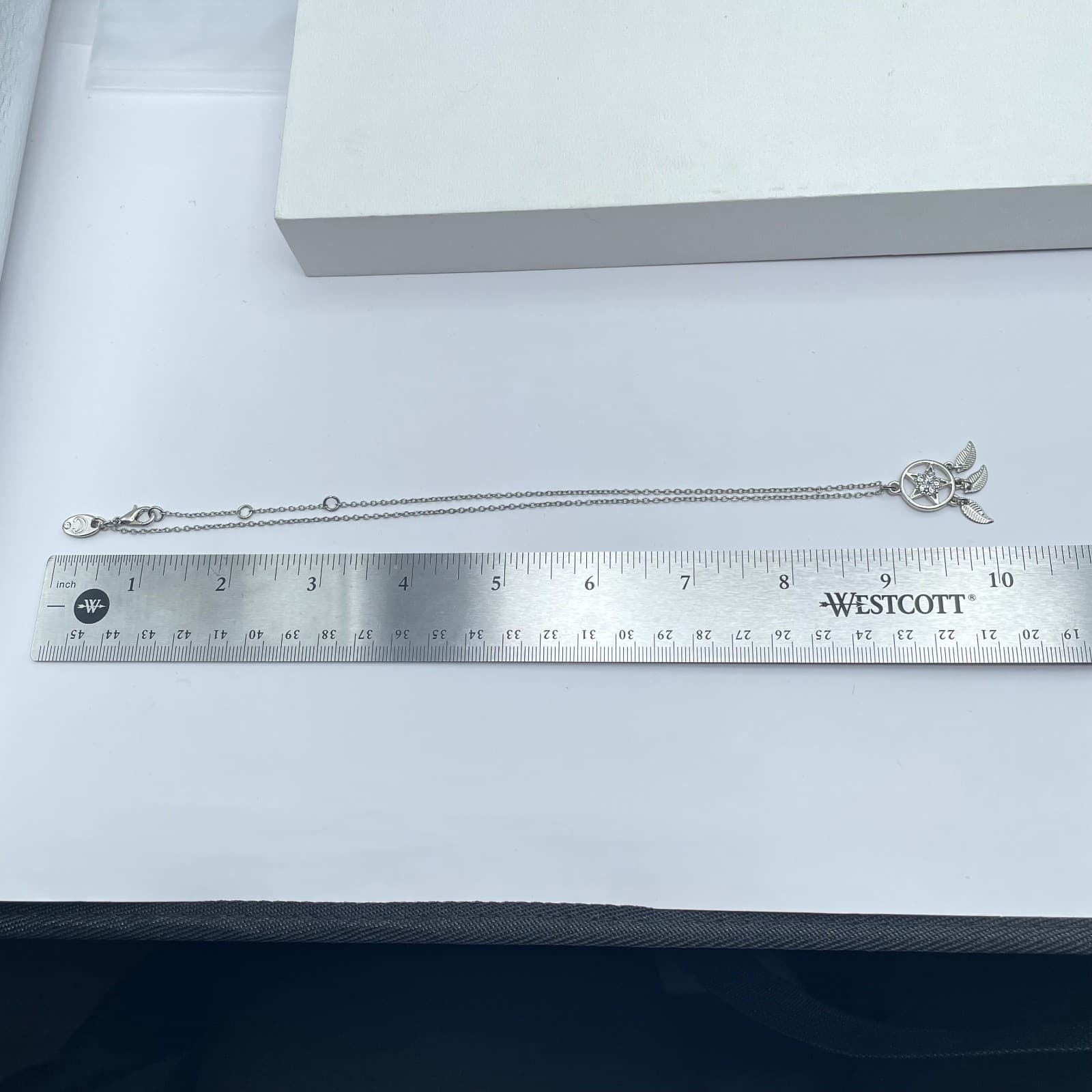 Charming Charlie Silver-Tone Star Feather Charms Dream Catcher Pendant Necklace - Thumbnail 9