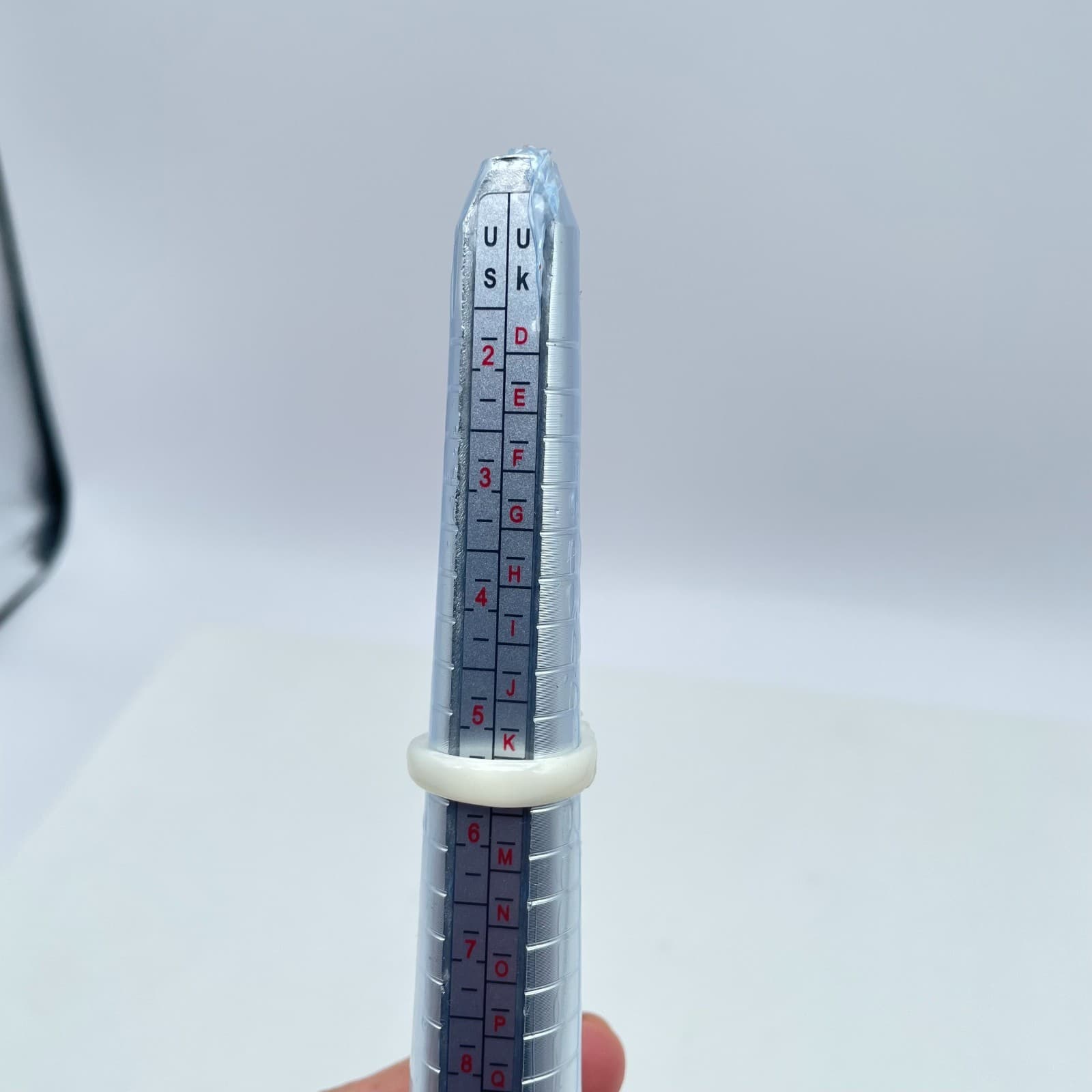 Vintage Handcrafted White Classic Fashion Leaf Feather-Carved Band Ring - Thumbnail 3