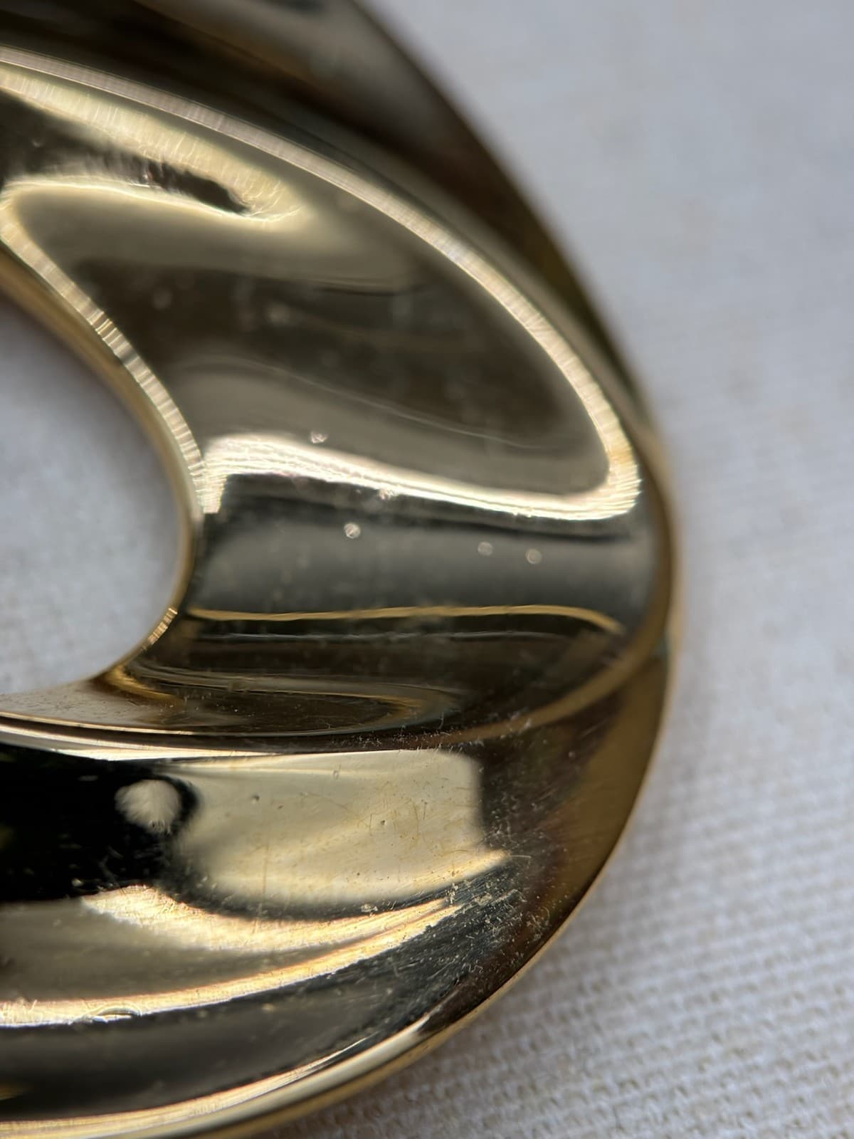 Vintage Napier Gold Tone Pin Brooch Abstract Modernist Avant Garde Jewelry - Thumbnail 3