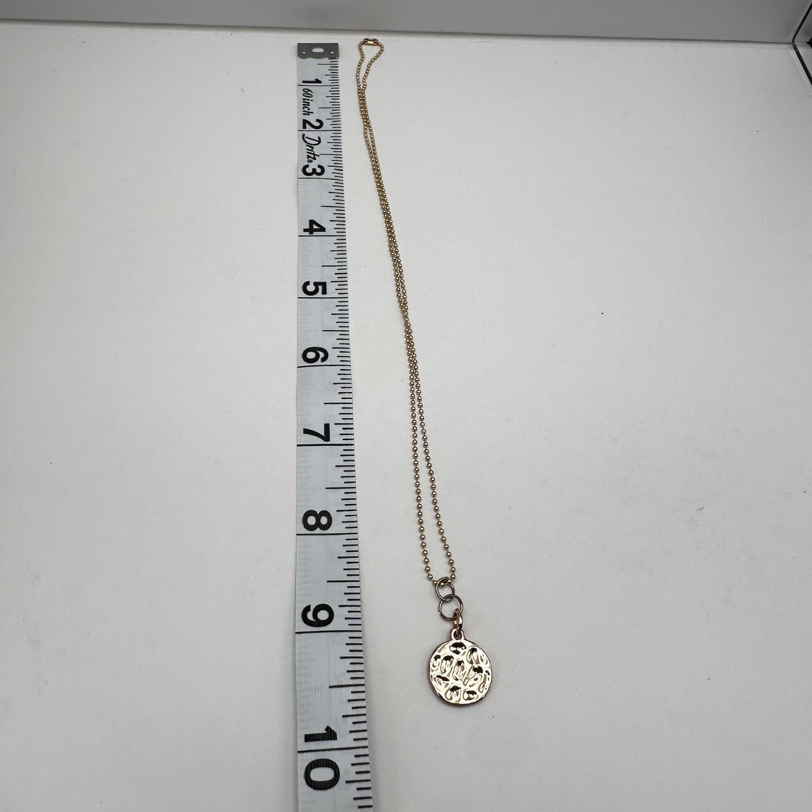 Vintage 80s Layered Ball Chain Women's Pendant Necklace Women's Classic Jewelry - Thumbnail 11