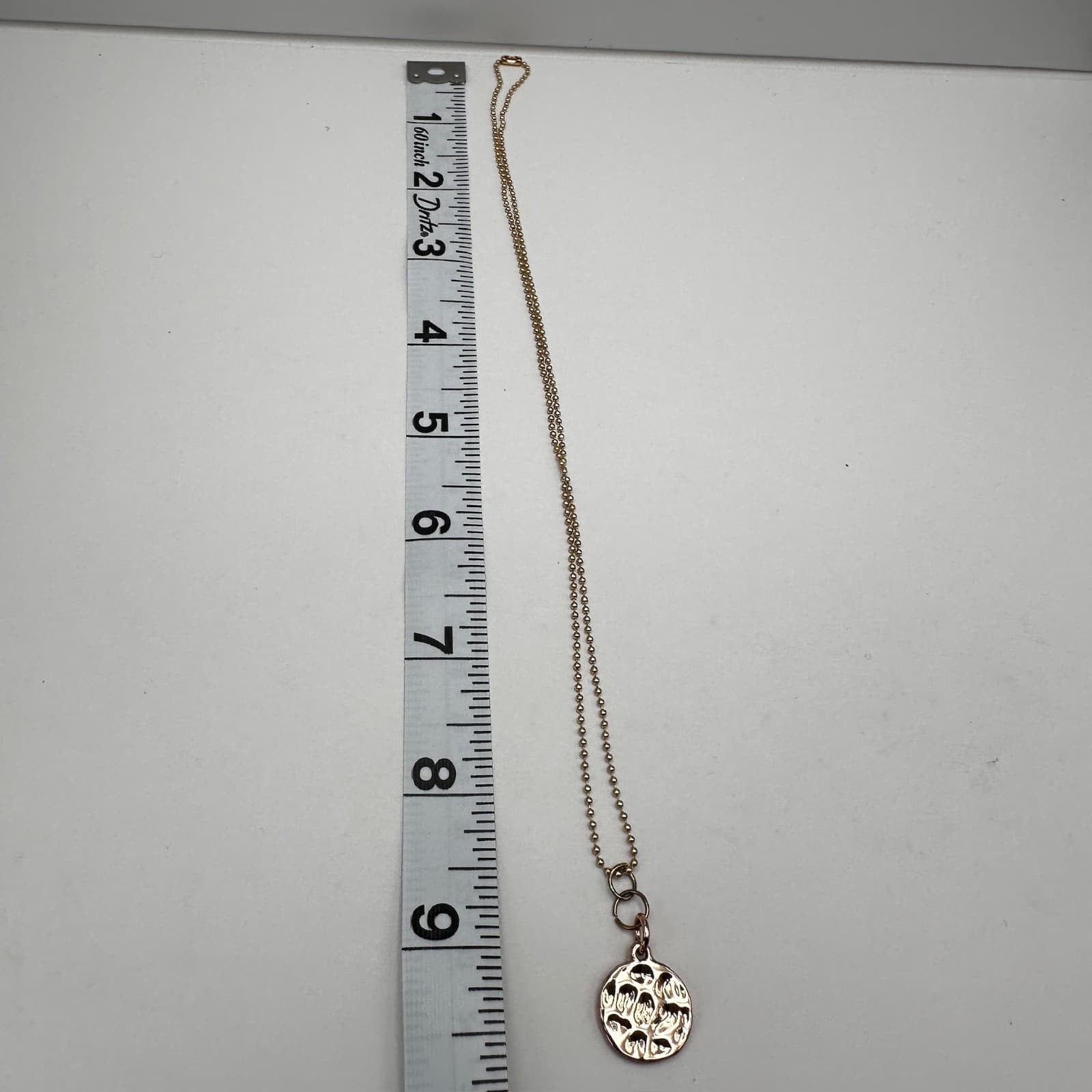 Vintage 80s Layered Ball Chain Women's Pendant Necklace Women's Classic Jewelry - Thumbnail 10