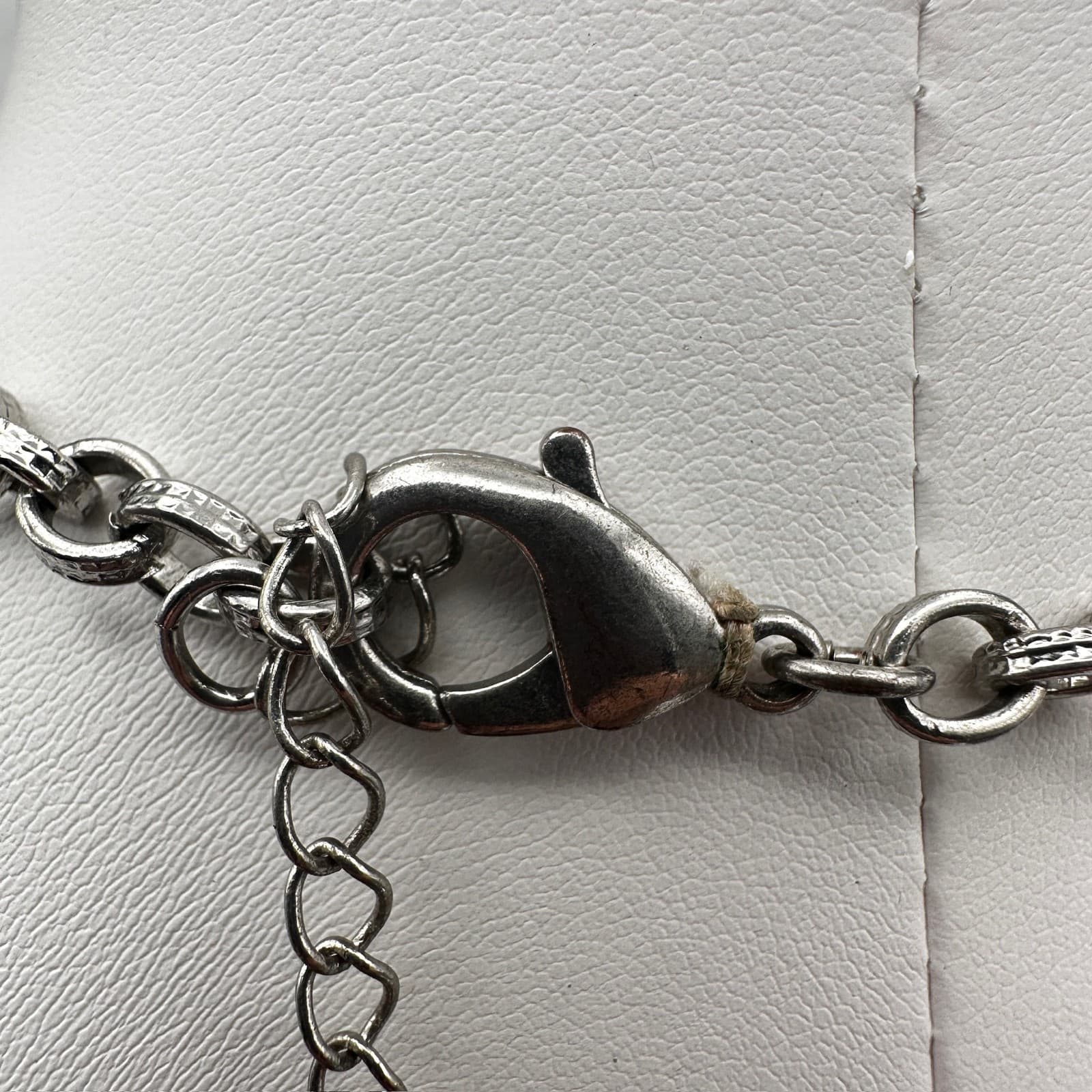 Vintage Y2K Double Layer Chunky Link Necklace Mod Disk Retro Women's Jewelry - Thumbnail 9