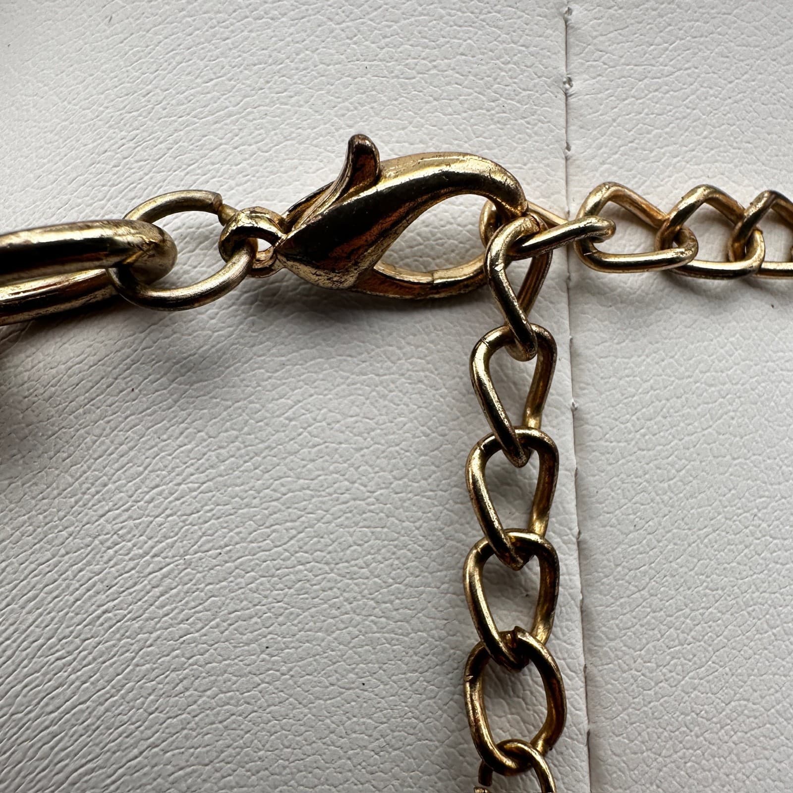 Vintage 90s Chunky Gray Brown Resin Bead Statement Necklace Boho Women's Jewelry - Thumbnail 8