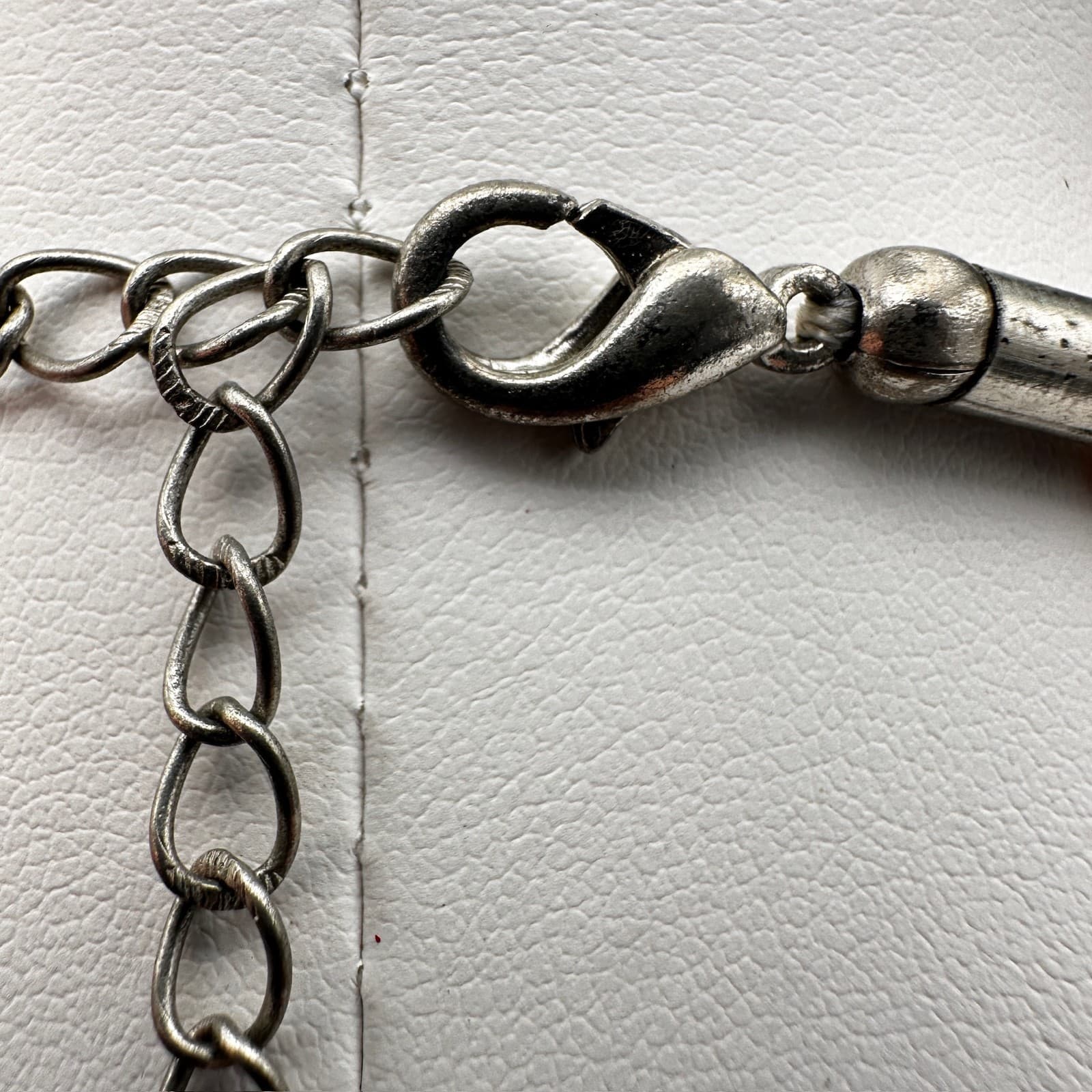 Vintage 90s Multi-Strand Glass Bead Necklace lobster clasp Women's Jewelry - Thumbnail 9