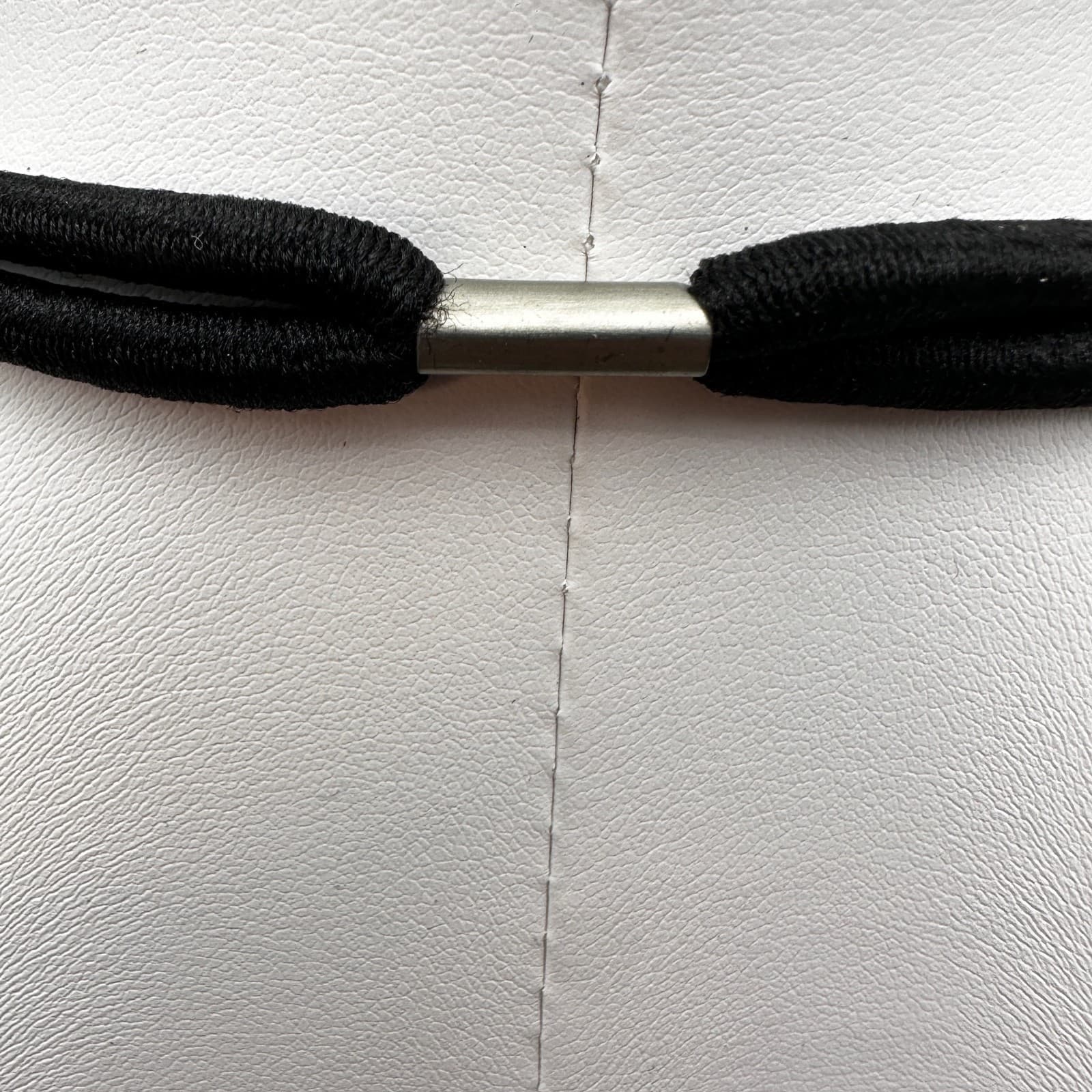 Vintage 90s Black Floral Beaded Necklace Cluster Silver Tone Women's Jewelry - Thumbnail 11