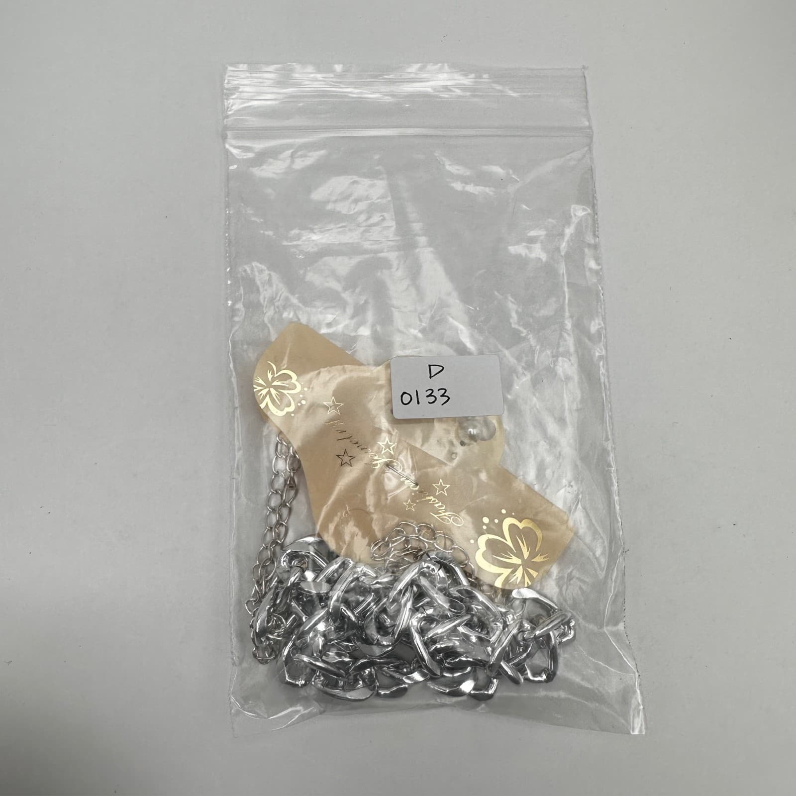 Vintage 90s Silver Tone Double Layer Curb Chain Necklace & Pearl Earrings Set - Thumbnail 13