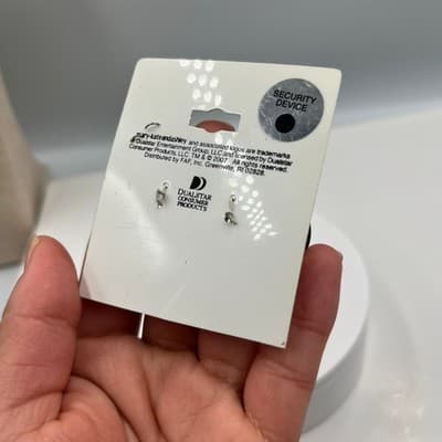 Vintage Mary-Kate & Ashley Butterfly Hoop Earrings Silver Tone Cutout Hoops Y2K - Thumbnail 4