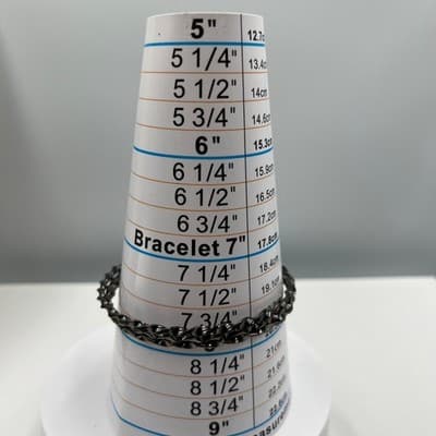 Vintage 3-Piece Gunmetal Twisted Rope Bangle Bracelet Set Minimalist Stackable - Thumbnail 5