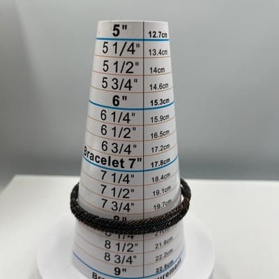 Vintage Lot Of 2 Dark Twisted Rope Bangle Bracelets Set Black Tone Minimalist - Thumbnail 7