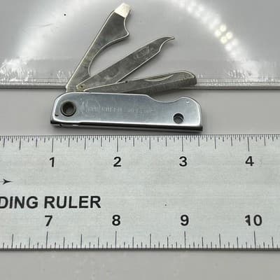 Vintage Lot of 2 Bassett USA Pocket Knife Rheem Westinghouse First In Metering - Thumbnail 10