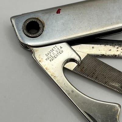 Vintage Lot of 2 Bassett USA Pocket Knife Rheem Westinghouse First In Metering - Thumbnail 5